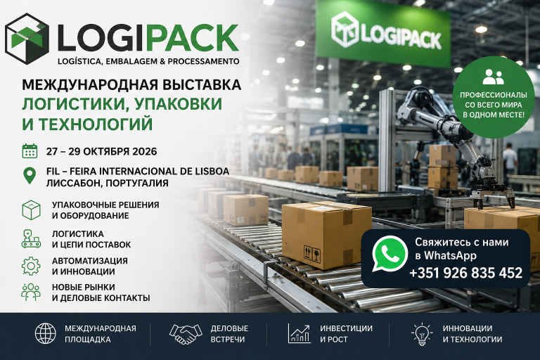 LogiPack 2026 в Лиссабоне: международная выставка логистики, упаковки и технологий